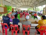 จัดเวทีประชาคมเพื่ือจัดทำแผนพัฒนาหมู่บ้านประจำปี 65 หมู่ 8,1